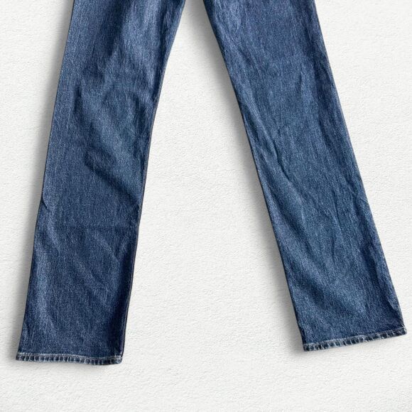 GAP ‘90s Straight High Rise in Dark Indigo Wash - Picture 5 of 8